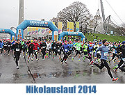 Nikolauslauf 2014 in München am 6.12.2014: über 10 km als Auftakt der Münchner Winterlaufserie (©Foto: Martin Schmitz)